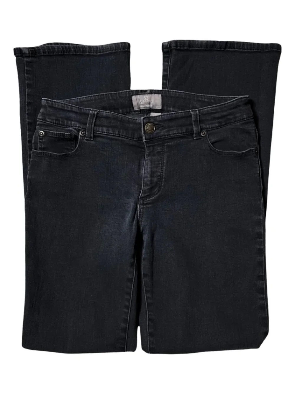 Sz.S, 4, 0*So Slimming by Chico's*Black Flared Leg Jeans